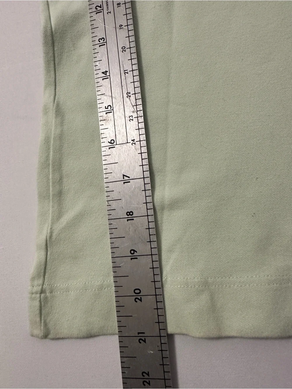 Vintage Ralph Lauren Girls' Light Green Polo Shirt Large Junior size